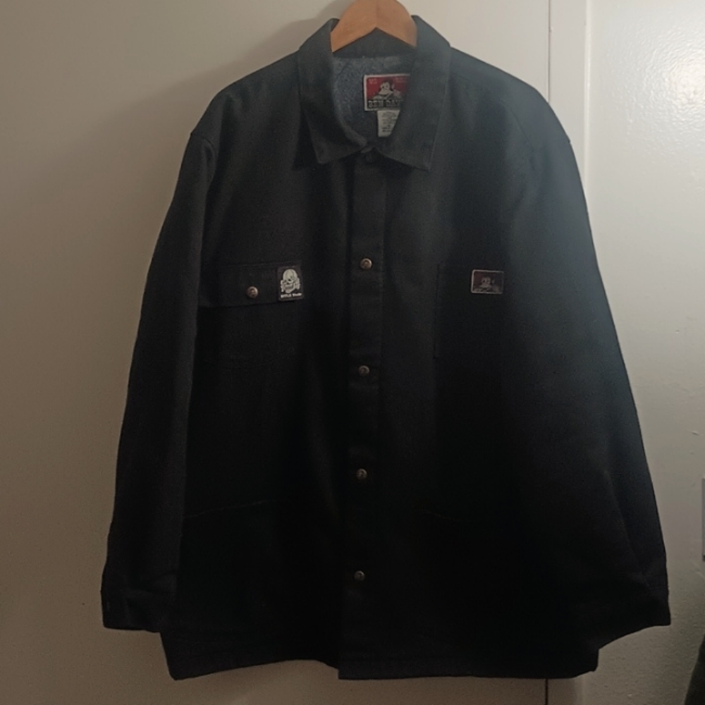Ben Davis Original Black, Lined, Chore Jacket